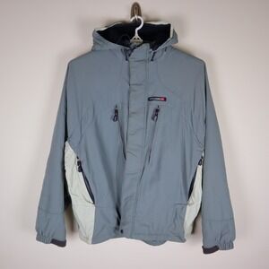 Abercrombie & Fitch All Purpose Hooded Jacket Grey Adult XL 28x29